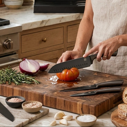 Set de Couteaux Ergonomiques 5 Pièces I Confort Anti-Fatigue