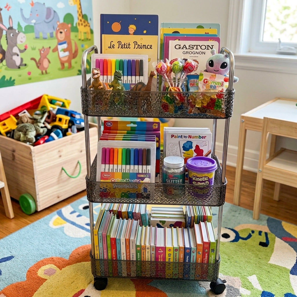Chariot De Rangement I Structure Stable Et Robuste