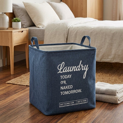 Pack de 3 Panier à Linge En Tissu I Facile à Transporter