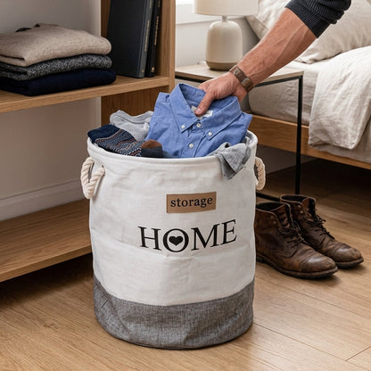 Pack de 3 Sac à Linge En Tissu I Facile à Transporter