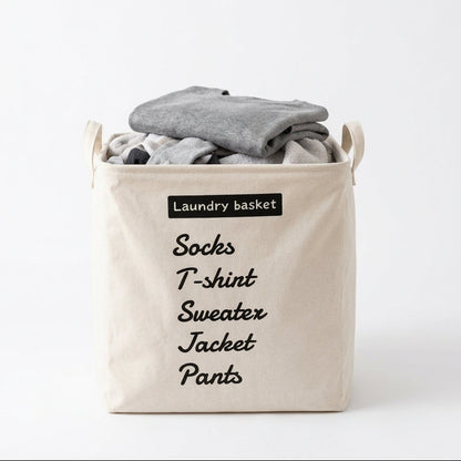 Pack de 3 Panier à Linge En Tissu I Facile à Transporter