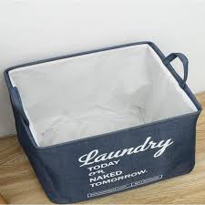 Pack de 3 Panier à Linge En Tissu I Facile à Transporter
