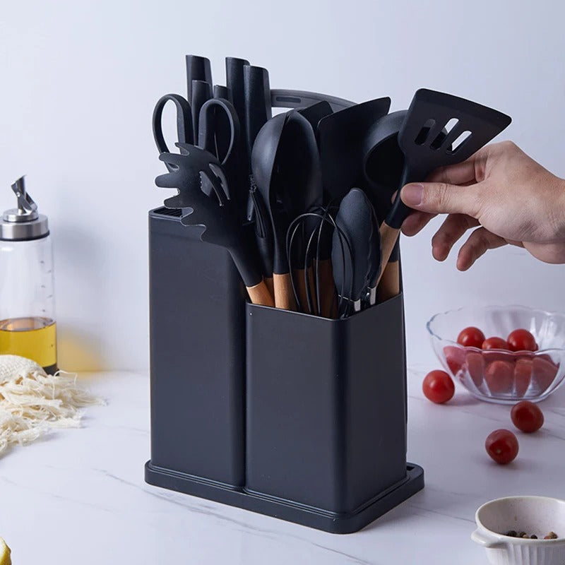 SET D'USTENSILES DE CUISINE EN SILICONE