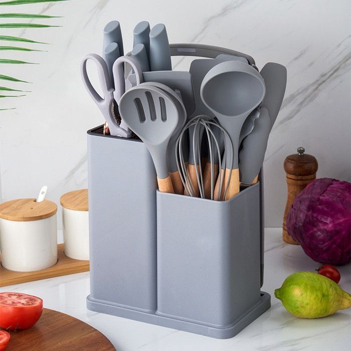 SET D'USTENSILES DE CUISINE EN SILICONE