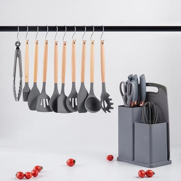 SET D'USTENSILES DE CUISINE EN SILICONE
