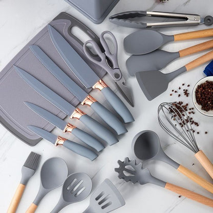 SET D'USTENSILES DE CUISINE EN SILICONE
