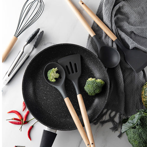 SET D'USTENSILES DE CUISINE EN SILICONE