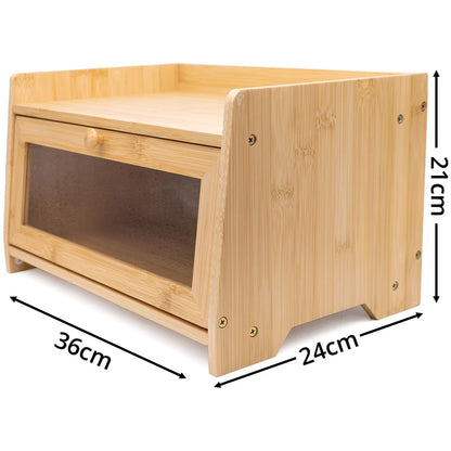Coffret à pain en Bambou Naturel