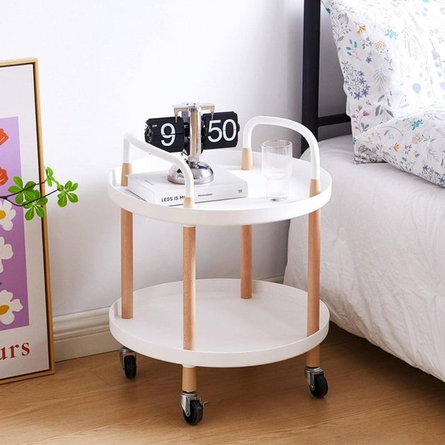 table d'appoint multifonctionnelle Blanche